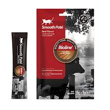 BIOLINE CAT FOOD-BEEF FLAVOR PATE 75G