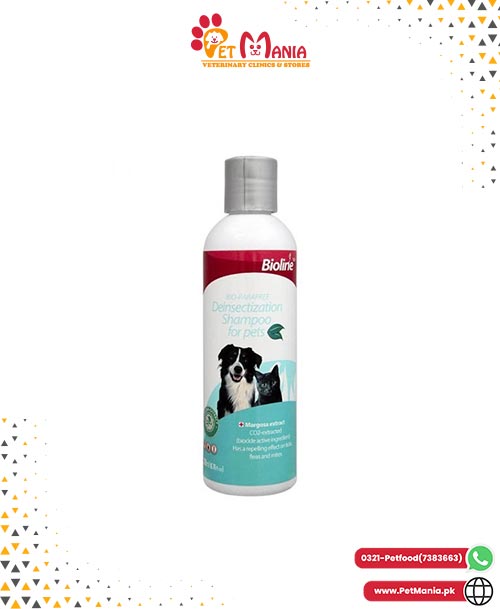 Bioline Pets Flea & Tick Deinsectization Shampoo 200 ml