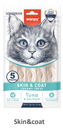 Wanpy Adult Cat Functional Creamy Lickable Treat - Tuna & Salmon (Skin & Coat) 70 g Pouch
