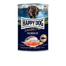 Happy Dog Adult Sensible Pure Norway Sea Fish Coat & Skin 400 g Canned