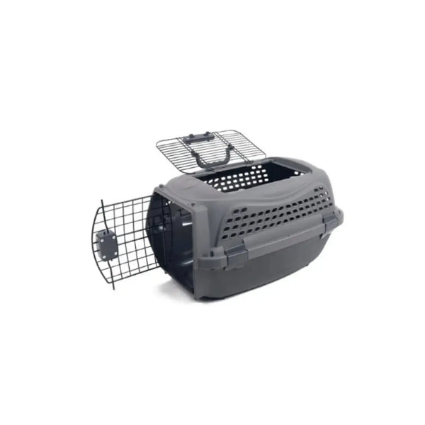 M-PET TRANSIT DOG CARRIER WITH 
METAL FRAME WINDOW - L