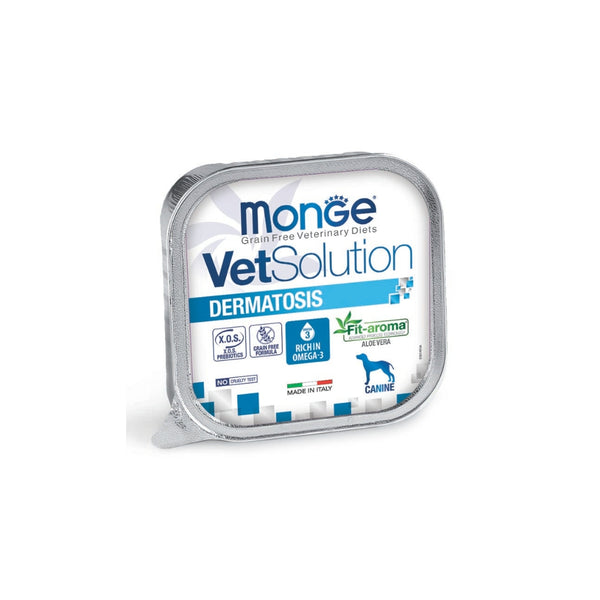 MONGE VET DOG DERMATOSIS 150 GRAM PATE TRAY