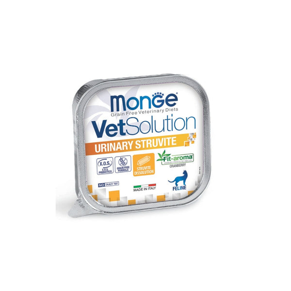 MONGE VET CAT URINARY STRUVITE 100 GRAM PATE TRAY