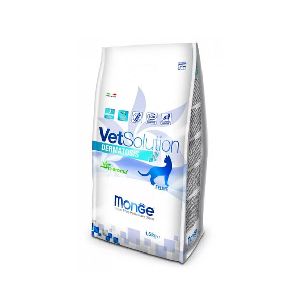 MONGE VET SOLUTION CAT DERMATOSIS 1.5 KG BAG