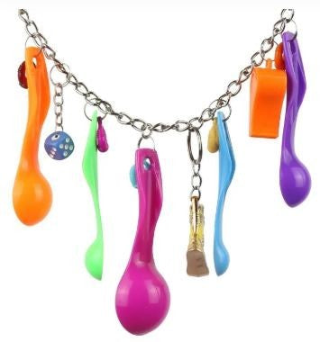 Chain spoon toy small Bird Toy