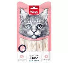 Wanpy Adult Cat Creamy Lickable Treats Tuna & Salmon 70 g Pouch