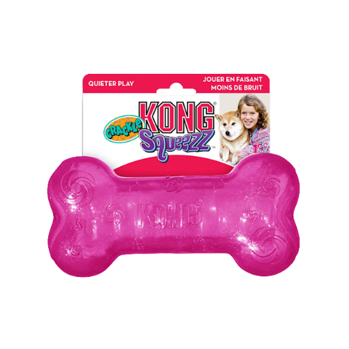 KONG PCN2 SQUEEZE CRACKLE BONE ASSORTED MD