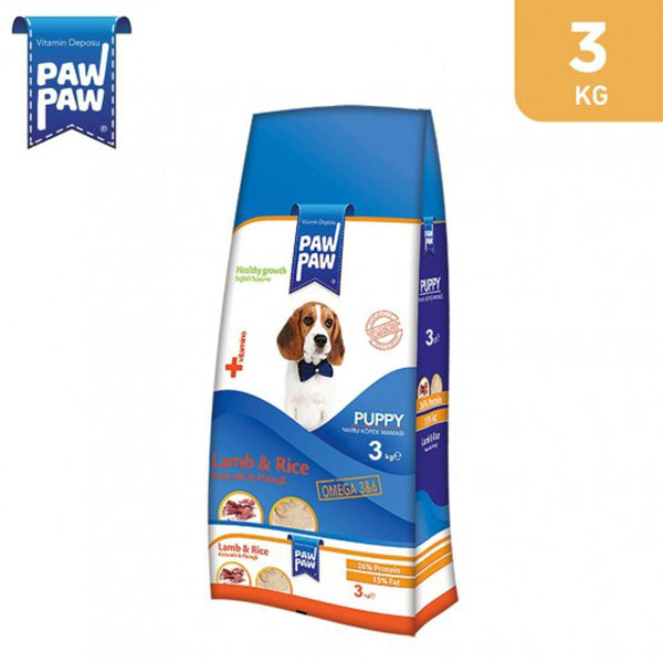 Paw Paw Puppy Lamb & Rice 3 Kg Bag