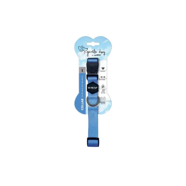 M-PET GENTLE DOG COLLAR M BLUE
