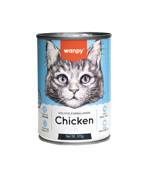 Wanpy Holistic formulation Cat Can-Chicken 375g