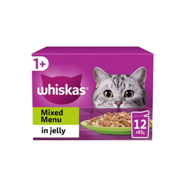 Whiskas Adult Cat 1+ Mixed Menu In Jelly 85 g Pouch