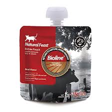 BIOLINE NATRUAL FEAST ENTREE POUCH - BEEF  85G+15G
