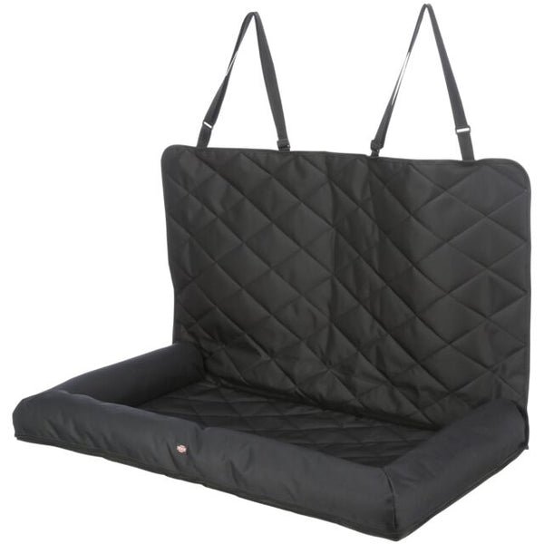 Trixie Pet Car Double Seat Cushion Black Color -  95 × 10 × 50 cm