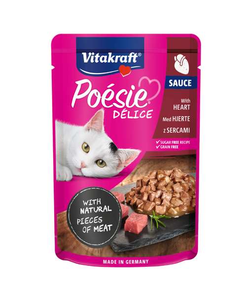 Vitakraft Adult Cat Poesie Delice Heart 85 g Pouch
