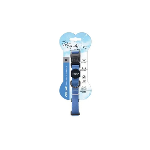 M-PET GENTLE DOG COLLAR S BLUE