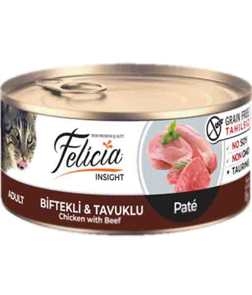 Felicia Adult Cat Chicken With Beef Pate 85 g Canned