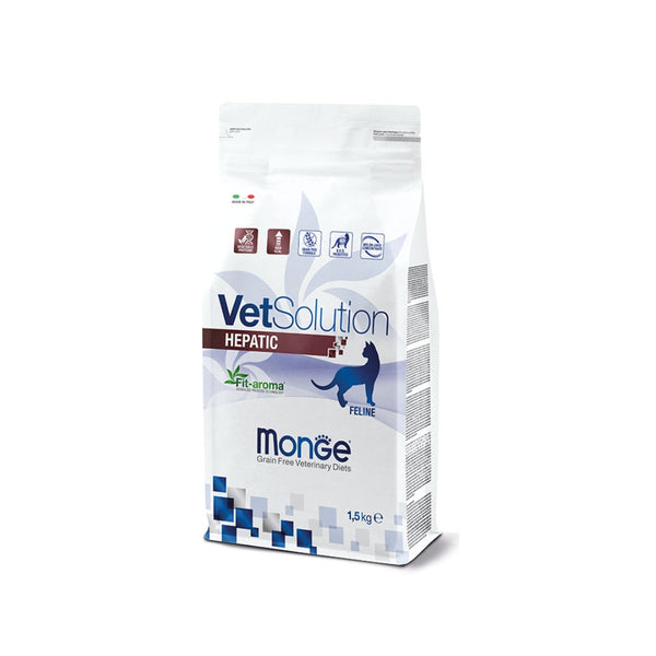 MONGE VET SOLUTION CAT HEPATIC 1.5 KG BAG