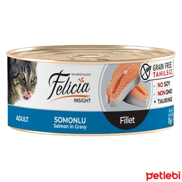 Felicia Adult Cat Sterilised Salmon Fillet 85 g Canned