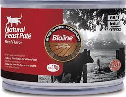 BIOLINE NATURAL FEAST PATE - CAT CAN FOOD BEEF FLAVOR 170G