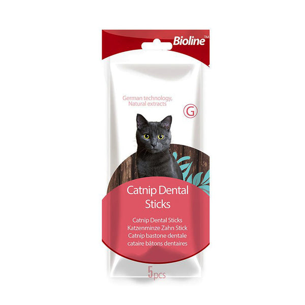 Bioline Cat Training Catnip Dental Sticks 10 g