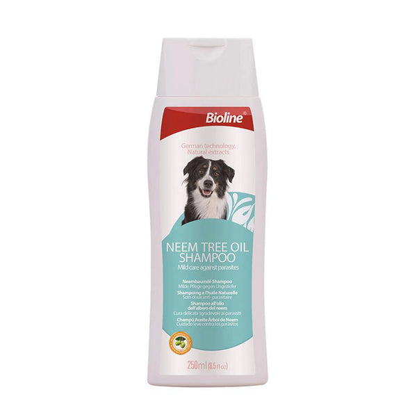 Bioline Dog Cleansing Care Neem Tree Oil Shampoo 250 ml