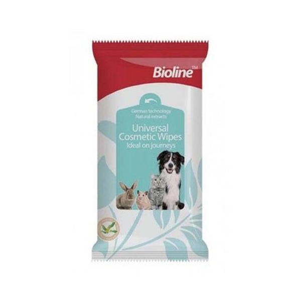 Bioline Pet Universal Cosmetic Wipes - 10 pcs