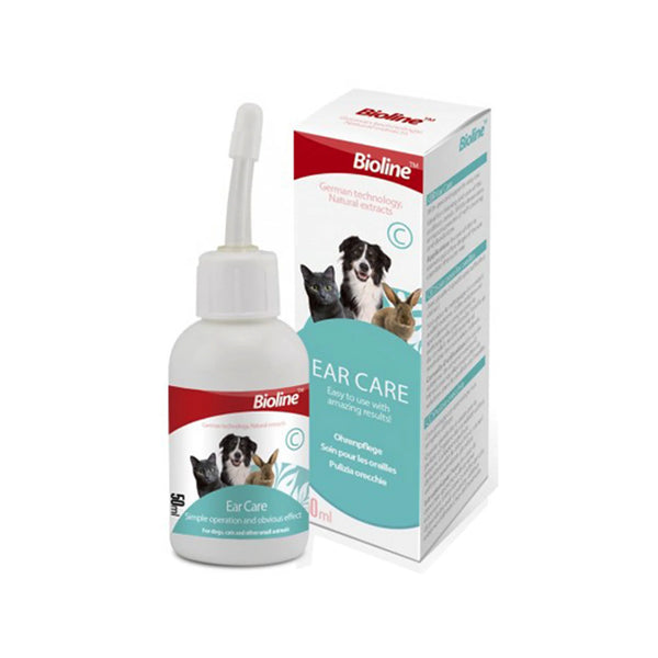 Bioline Pets Cleansing Care Ear Drops 50 ml