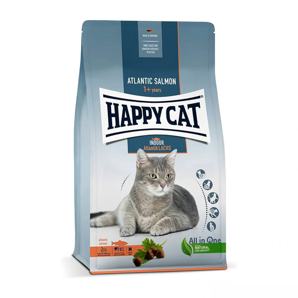 Happy Cat Adult Indoor Adult Atlantic Salmon 1.3 Kg Bag