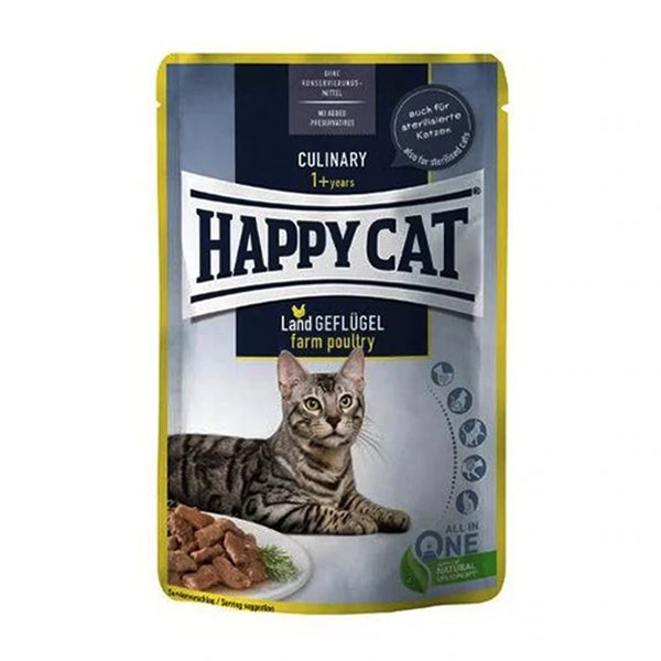 Happy Cat Adult MIS Culinary Farm Poultry 85 g Pouch