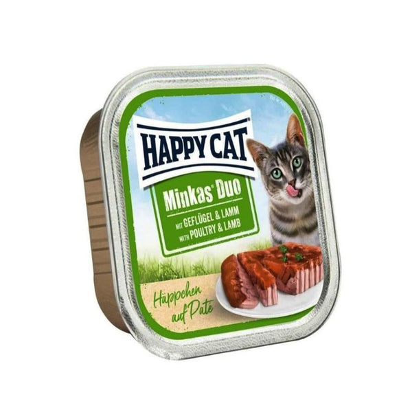 Happy Cat Adult Minkas Duo Poultry & Lamb 100 g Pate