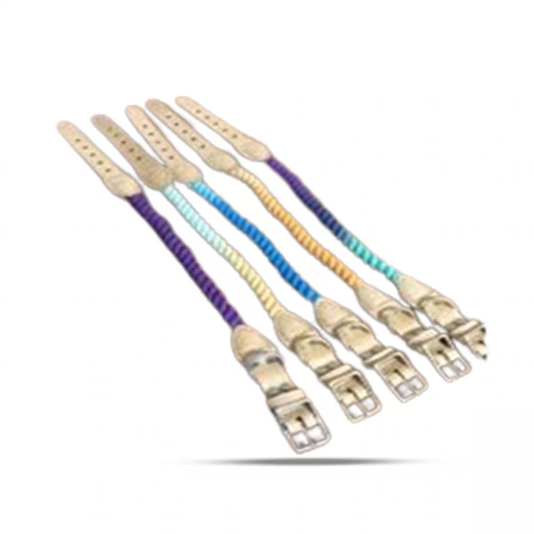 Hellomoon Collar Leather And Cotton Rope 130 Multi Color 52x1.5 cm