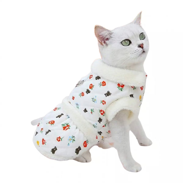 Hellomoon Pet Cloth White Color - Small Size (S)