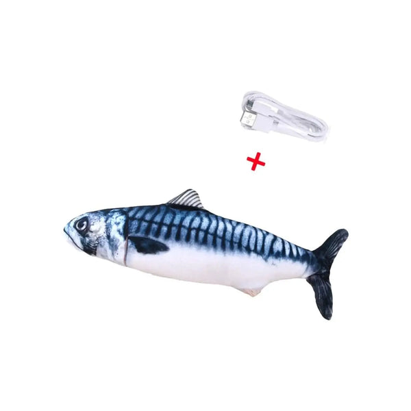 PET GRAVITY DANCING FISH FOR CATS (MACKEREL)