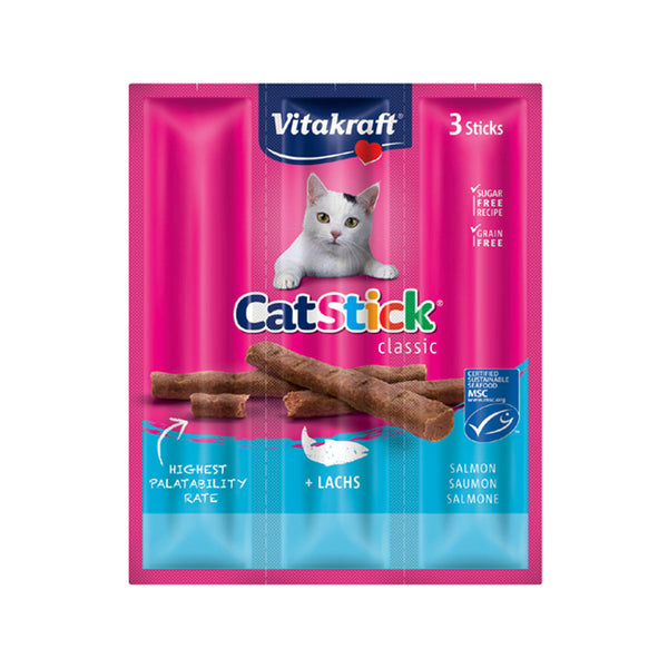 Vitakraft Adult Cat Stick Salmon 18 g x 3