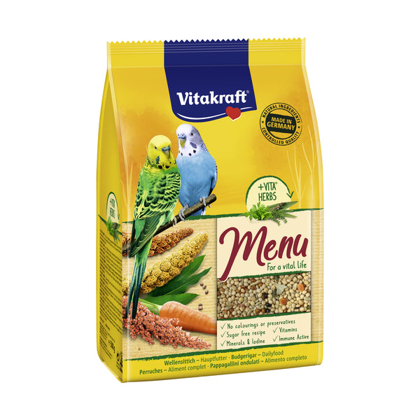 Vitakraft Birds Food Menu Budgie 500 g Bag