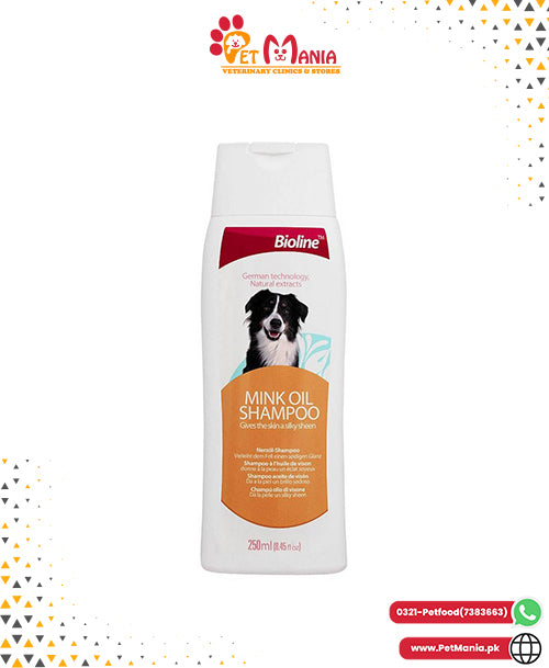 Bioline Pets Cleansing Care Mink Oil Shampoo 250 ml