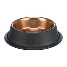 Trixie Nordic Bowl Stainless Steel/Rubber 0.91/23 cm black/bronze