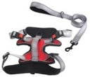 Hellomoon Harness + Leash ABT-369 - 35-70 Kg - Red Color