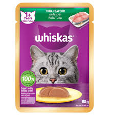 WHISKAS TUNA JELLY CAT 1+ (28X80GM)