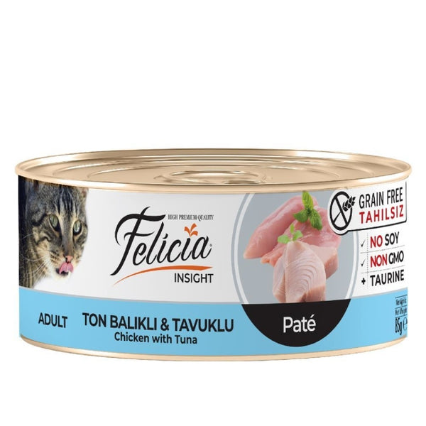 Felicia Adult Cat Chicken With Tuna Pate 85 g Canned