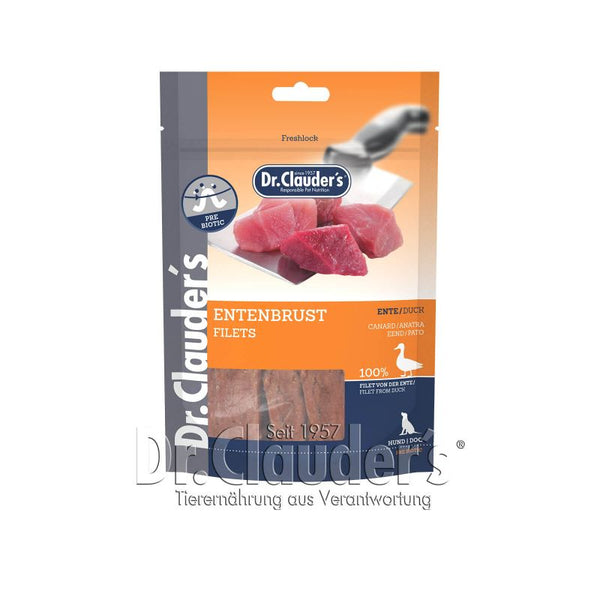 Dr. Clauder‘s Adult Dog Duck Breast Filets 80 g Pouch