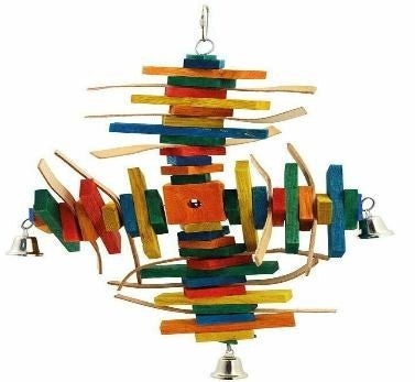 Cross leather big Large Bird Toy