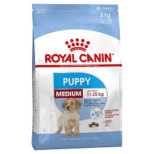 ROYAL CANIN MEDIUM PUPPY DOG 4KG BAG