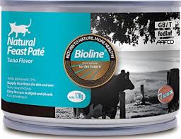 BIOLINE NATURAL FEAST PATE - CAT CAN FOOD TUNA FLAVOR 170G