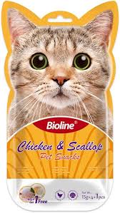 BIOLINE LIQUID SNACK - CHICKEN & SCALLOP 75G