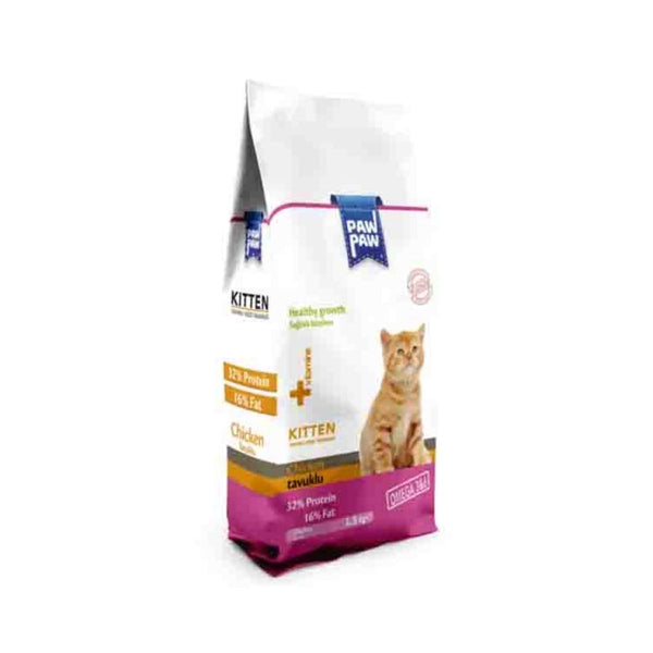 Paw Paw Kitten Chicken 1.5 Kg Bag