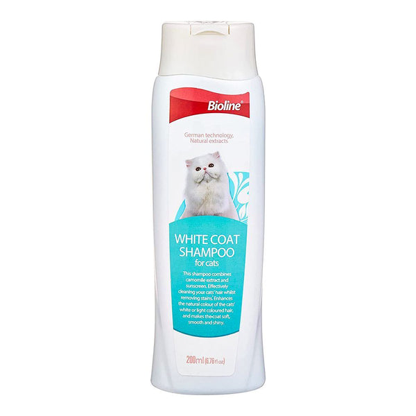 Bioline Cat Cleansing Care White Coat Shampoo 200 ml